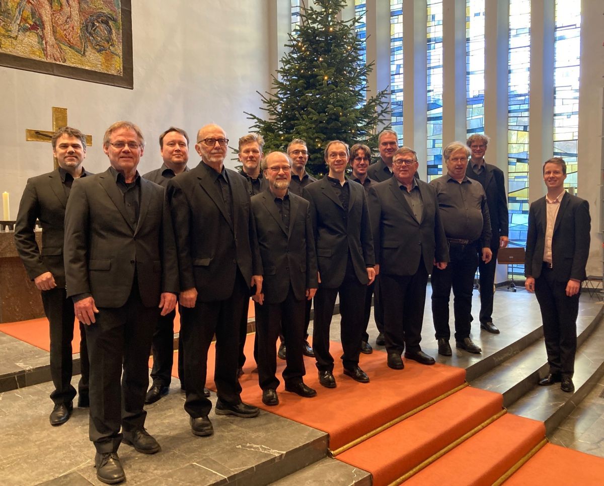 Männervocalensemble Vocallegro unter der Leitung von Tjark Pinne